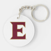 Elon University E Sleutelhanger (Achterkant)