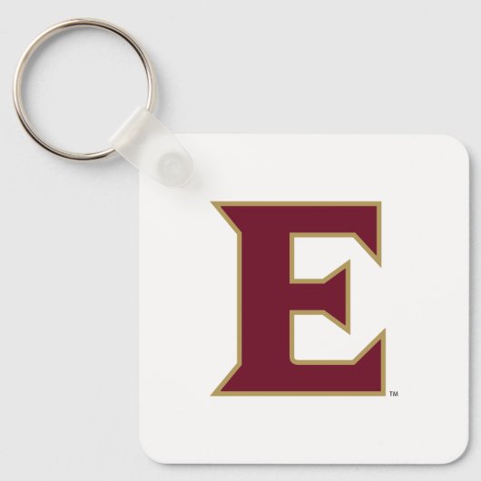 Elon University E Sleutelhanger (Voorkant)
