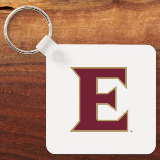 Elon University E Sleutelhanger (Voorkant)