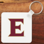 Elon University E Sleutelhanger (Achterkant)