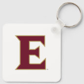 Elon University E Sleutelhanger (Achterkant)