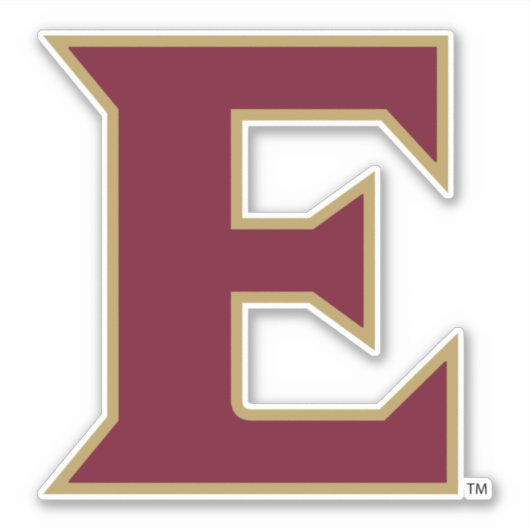 Elon University E Sticker (Voorkant)