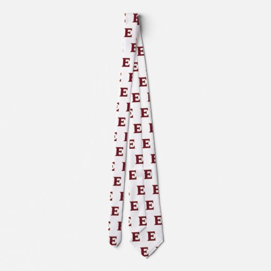 Elon University E Stropdas (Achterkant)