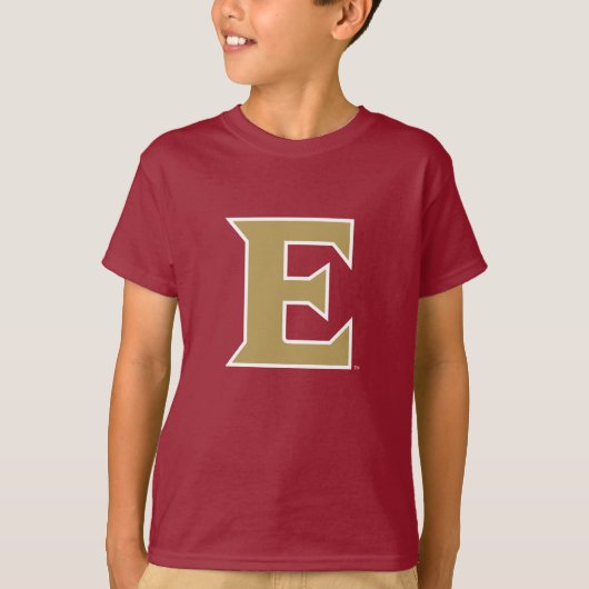 Elon University E T-shirt (Voorkant)
