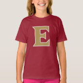 Elon University E T-shirt (Voorkant)