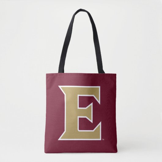 Elon University E Tote Bag (Voorkant)