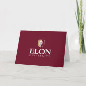 Elon University | Gefeliciteerd Afgestudeerde Kaart (Voorkant)