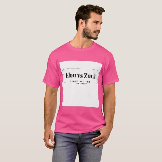 Elon vs Zuck T-shirt (Voorkant volledig)