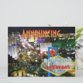 Elope getrouwd in Las Vegas Aankondiging (Staand voorkant)