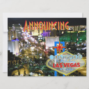 Elope getrouwd in Las Vegas Aankondiging