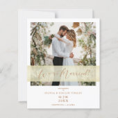 Eloped Budget Photo Just Married Hand Lettered (Voorkant)