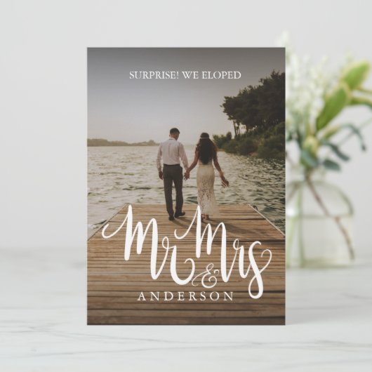 Eloped de heer Mrs. Kaart (Staand voorkant)