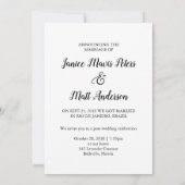 Eloped de heer Mrs. Kaart (Achterkant)