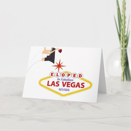 ELOPED IN de FABELACHTIGE Kaart van LAS VEGAS (Voorkant)