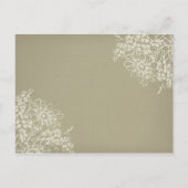 Elopement Aankondiging Briefkaarten  Floral (Achterkant)