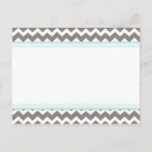 Elopement Aankondiging Foto Briefkaarten Blauw Gri (Achterkant)