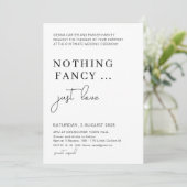 Elopement After Party, Niets Gewoons Alleen Liefde Kaart (Staand voorkant)