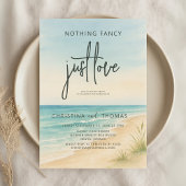 Elopement Beach bruiloft Kaart