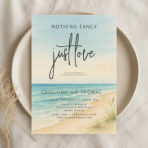 Elopement Beach bruiloft