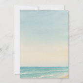 Elopement Beach Bruiloft Save the Date (Achterkant)