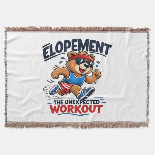 Elopement De Onverwachte Workout Deken (Voorkant)