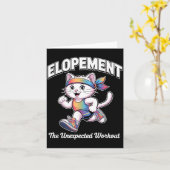 Elopement De Onverwachte Workout Grappige Autisme Kaart (Gele Bloem)