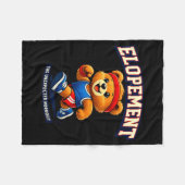 Elopement de onverwachte workout wasbeer grappig  fleece deken (Voorkant (Horizontaal))