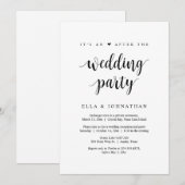 Elopement en na de bruiloft kaart (Voorkant / Achterkant)