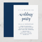 Elopement en na de uitnodiging van de bruiloft (Voorkant / Achterkant)