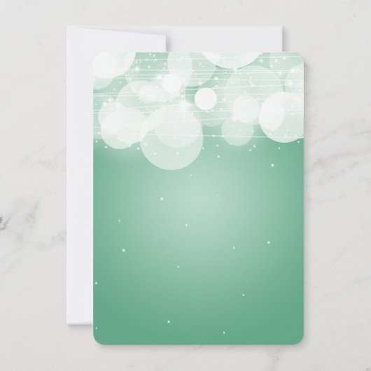 Elopement-loed- en spaarmint aankondiging (Achterkant)