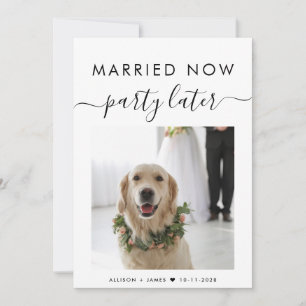 Elopement Married Now Party Later Foto Weduwschap