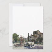 Elopement Old Money Estate Wedding Reception Kaart (Achterkant)