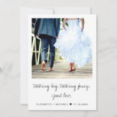 Elopement Photo Wedding Aankondiging (Voorkant)