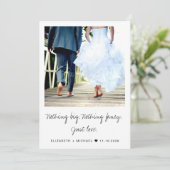 Elopement Photo Wedding Aankondiging (Staand voorkant)