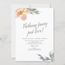 Elopement Reception Niets Fancy Just Love