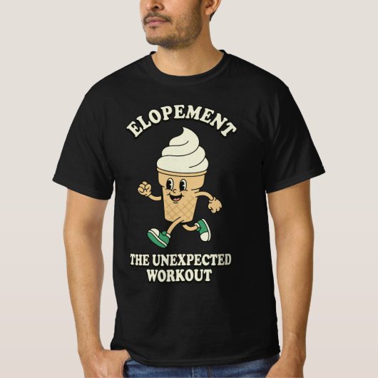 Elopement The Unexpected Workout Autism Awareness T-shirt (Voorkant)