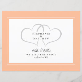 Elopement We hebben de knoop doorgehakt Mr. & Mrs.