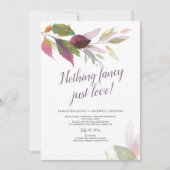 Elopement Weddenschap niets Fancy gewoon liefde Kaart (Voorkant)