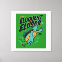 Eloquent Elusor Release Poster op gewikkeld doek
