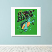 Eloquent Elusor Release Poster op gewikkeld doek Canvas Afdruk (Insitu (Houten vloer))