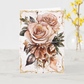 Eloquent Roos van genade Kaart (Gele Bloem)