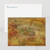 Eloquent tapestry briefkaart (Voorkant / Achterkant)