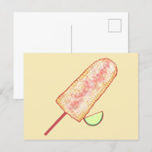 Elote Mexicaanse straatnaamplaat op de krab