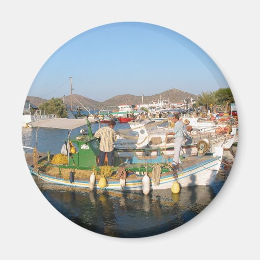 Elounda Kreta Koelkast Magnet (Voorkant)