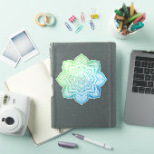 Elowyn Mandala op maat gesneden vinyl sticker (iPad Cover)