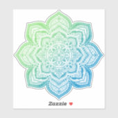Elowyn Mandala op maat gesneden vinyl sticker (Vel)
