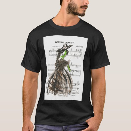 Elphaba - Defying Gravity Classic T-Shirt (Voorkant)