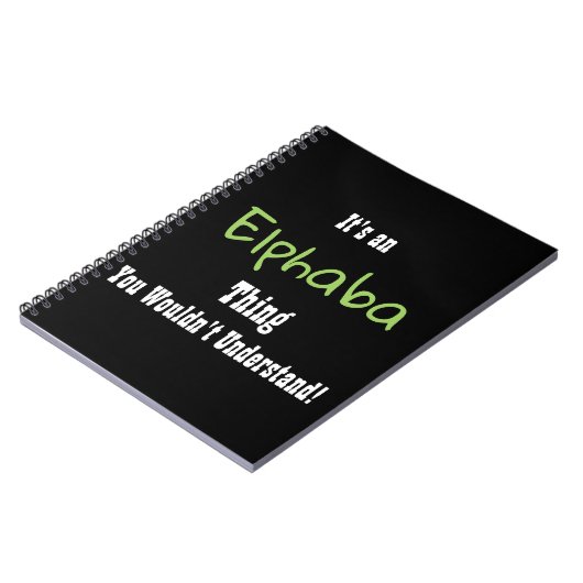 Elphaba Journal Notitieboek (Linkerzijde)