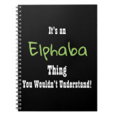 Elphaba Journal Notitieboek (Voorkant)