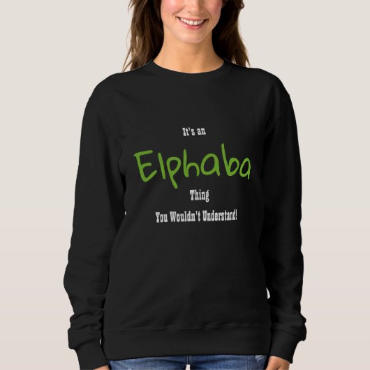 Elphaba Sweatshirt (Voorkant)